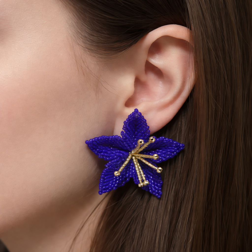 Orchid Bloom Earrings – Small