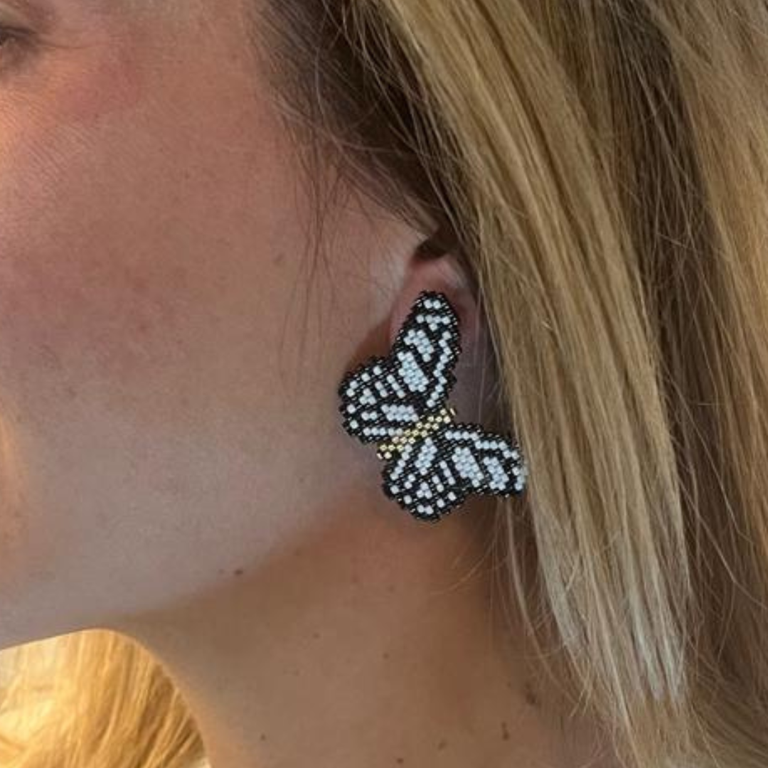 Handmade Miyuki Butterflys Earrings