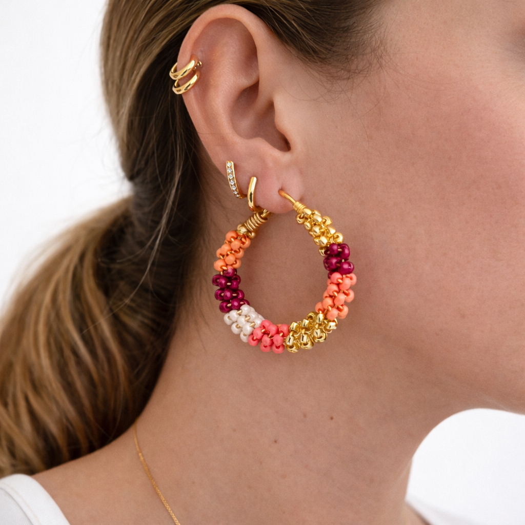 Medium Hoops Color Rhythm