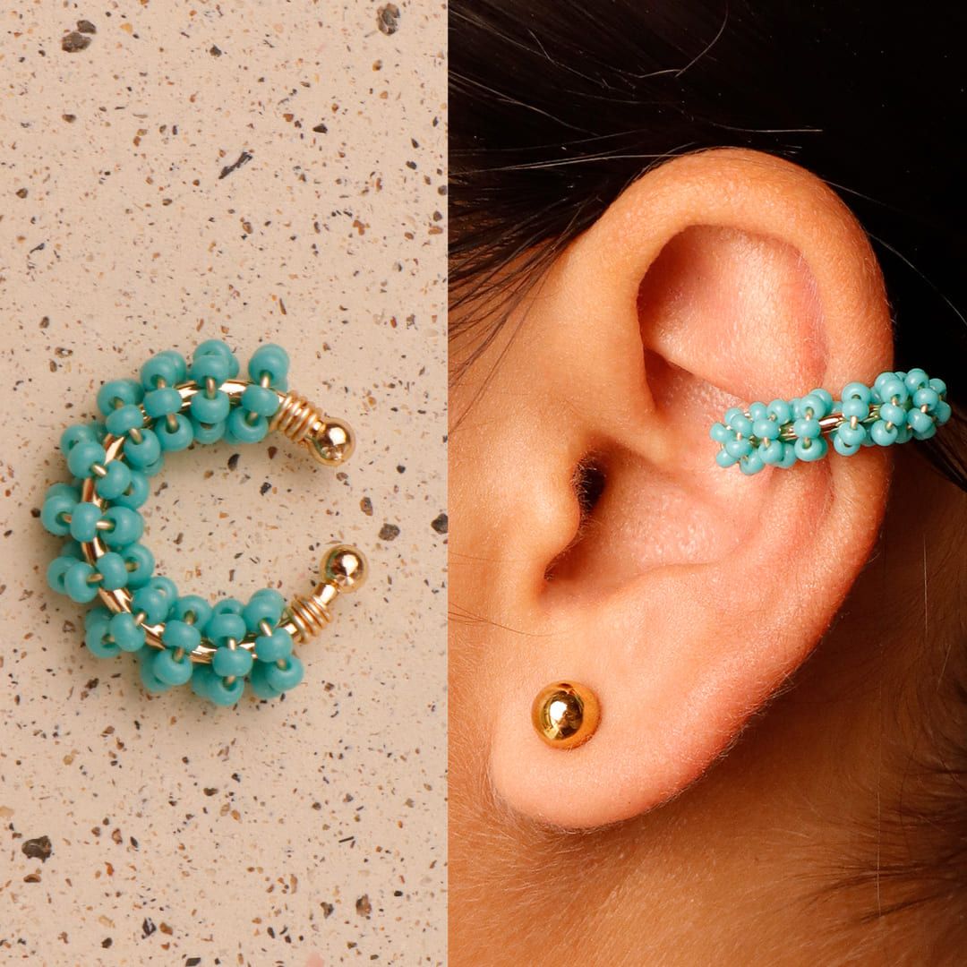 Earcuff beaded