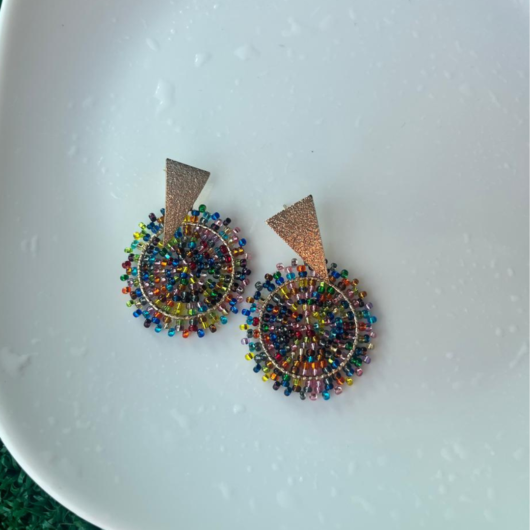Handmade Beads Lovely heart Earrings