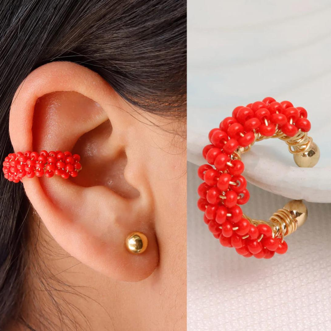 Earcuff beaded