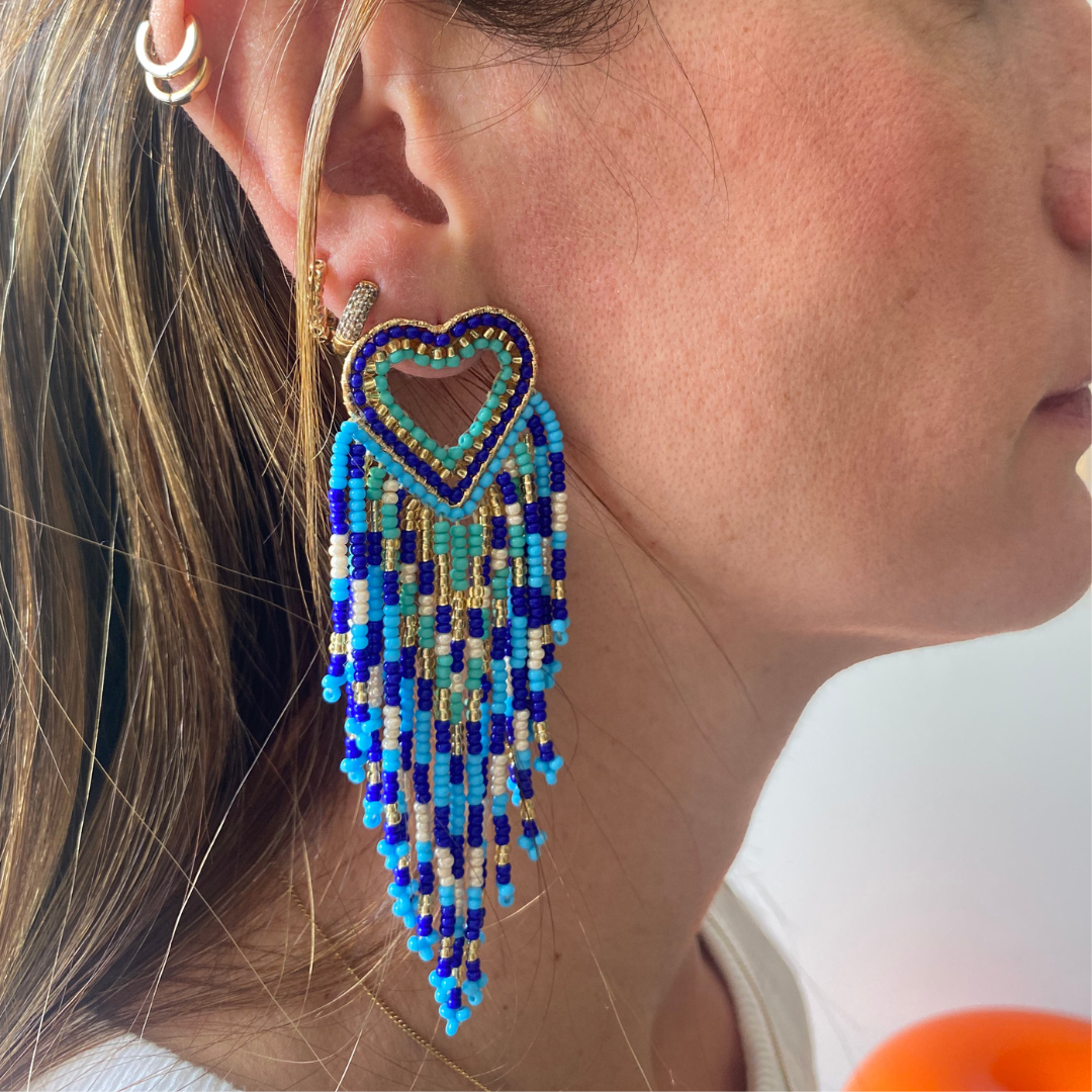 Heart Dangle Earrings