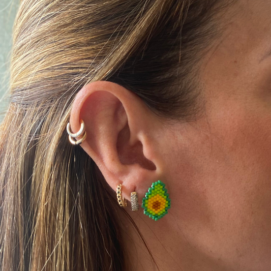 Fruity Miyuki Studs