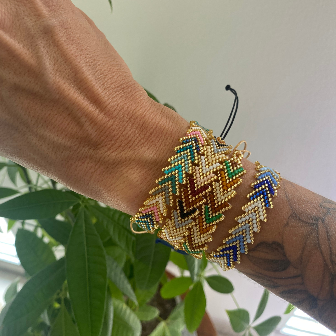Miyuki Triangle Bracelet