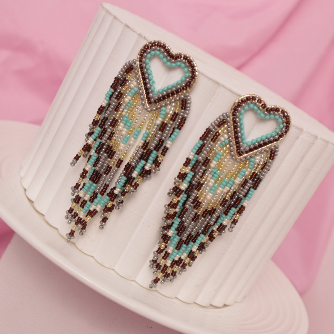 Heart Dangle Earrings