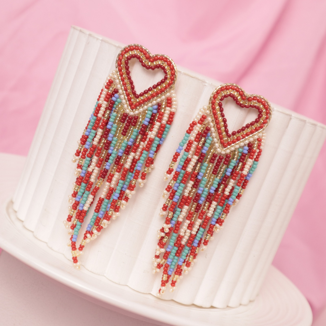 Heart Dangle Earrings