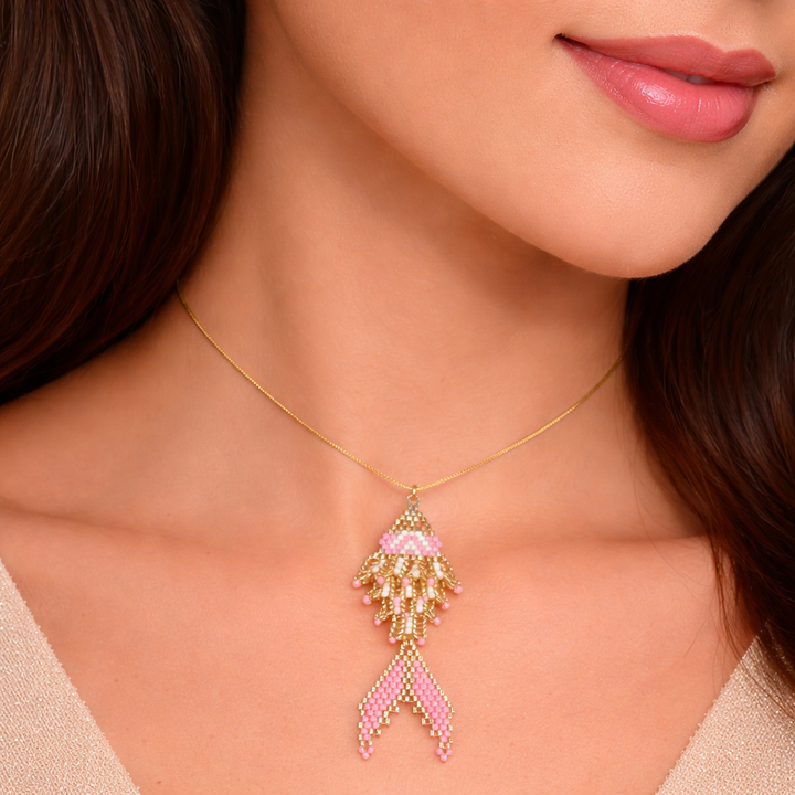 River Spirit Fish Necklace