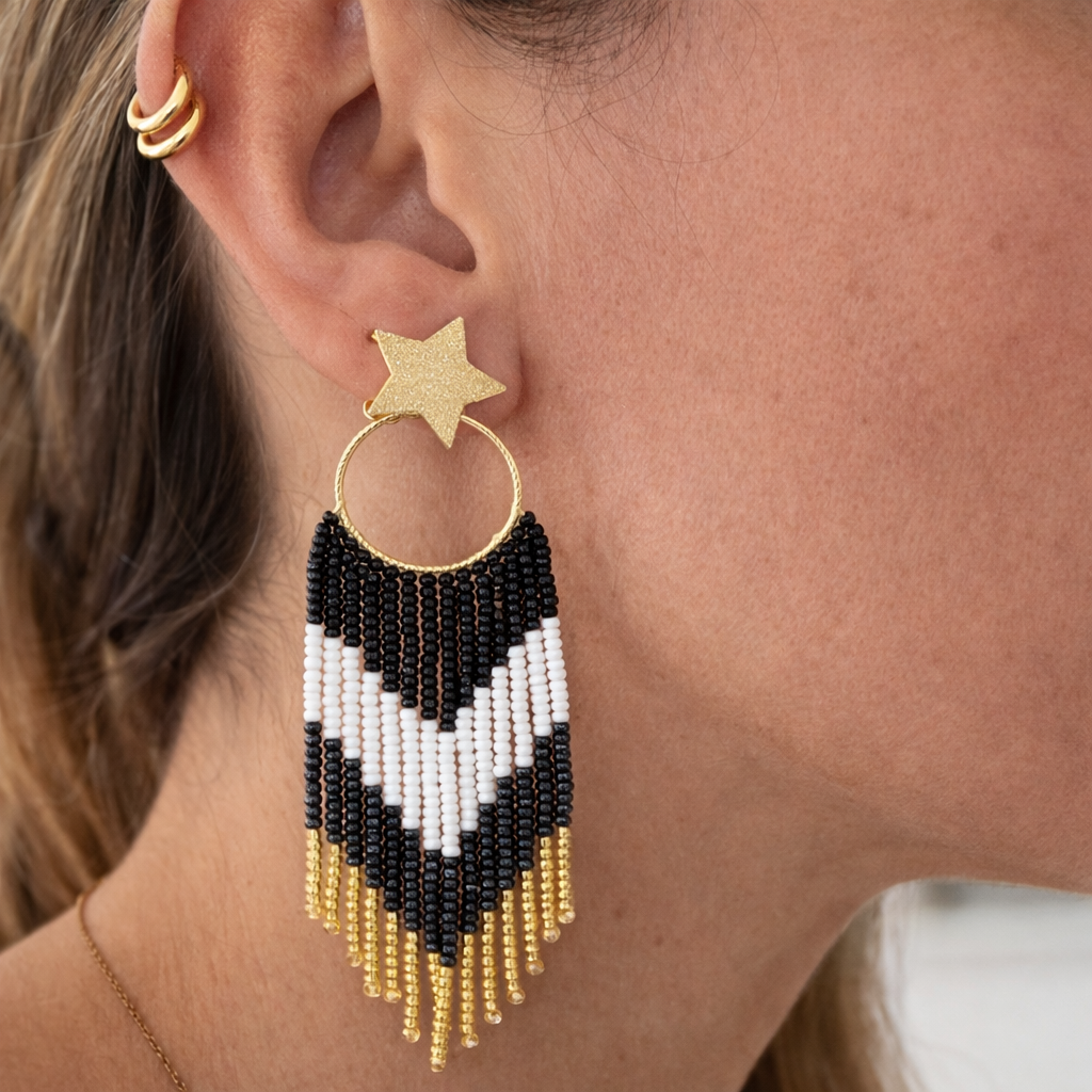 Dangling Star Earrings