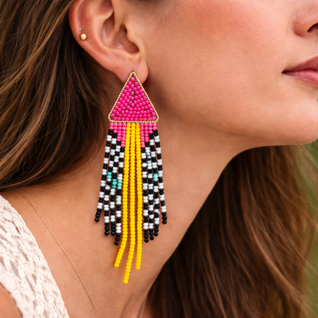 Zebra Earrings