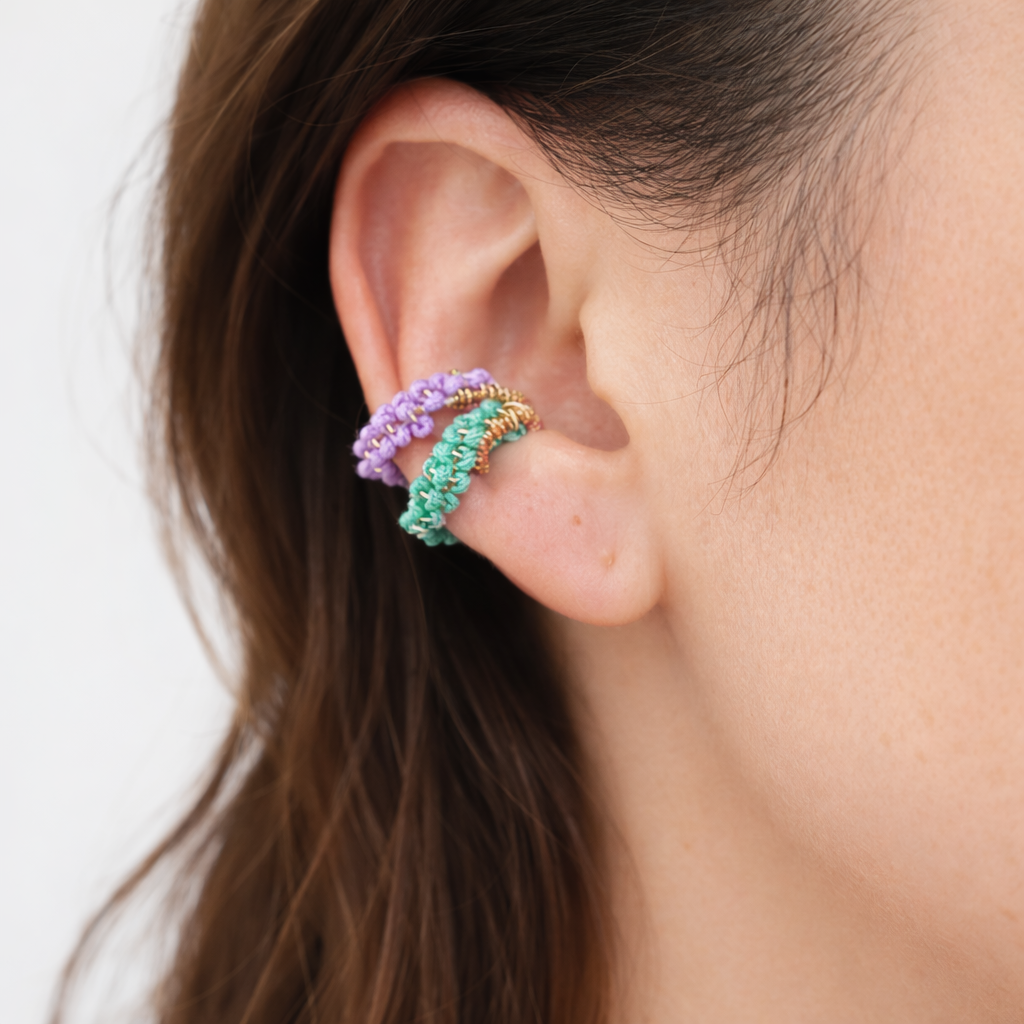 Earcuff beaded