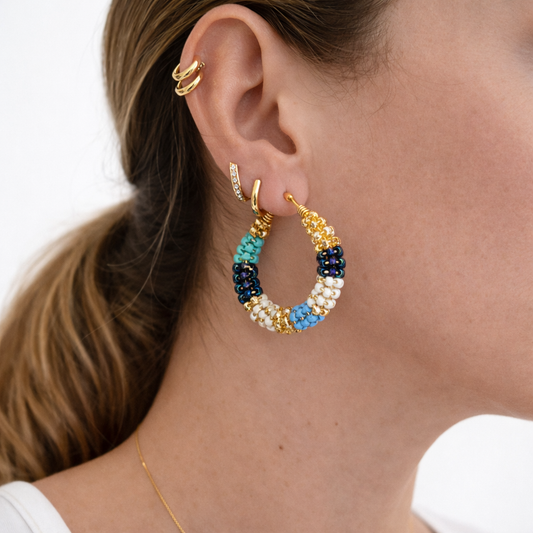 Medium Hoops Color Rhythm