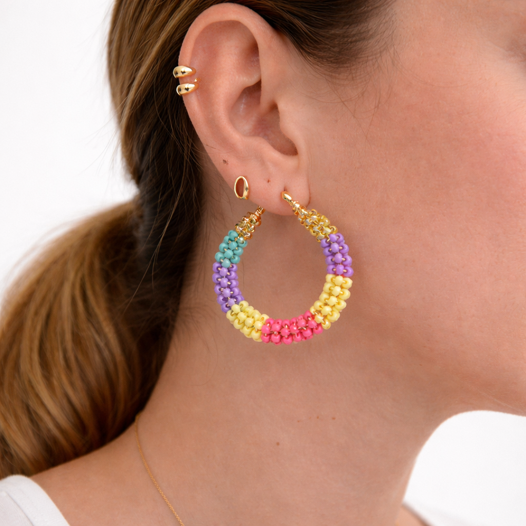 Medium Hoops Color Rhythm