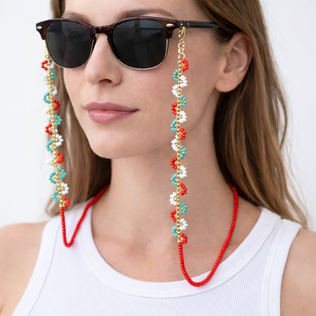 Handmade glasses strap