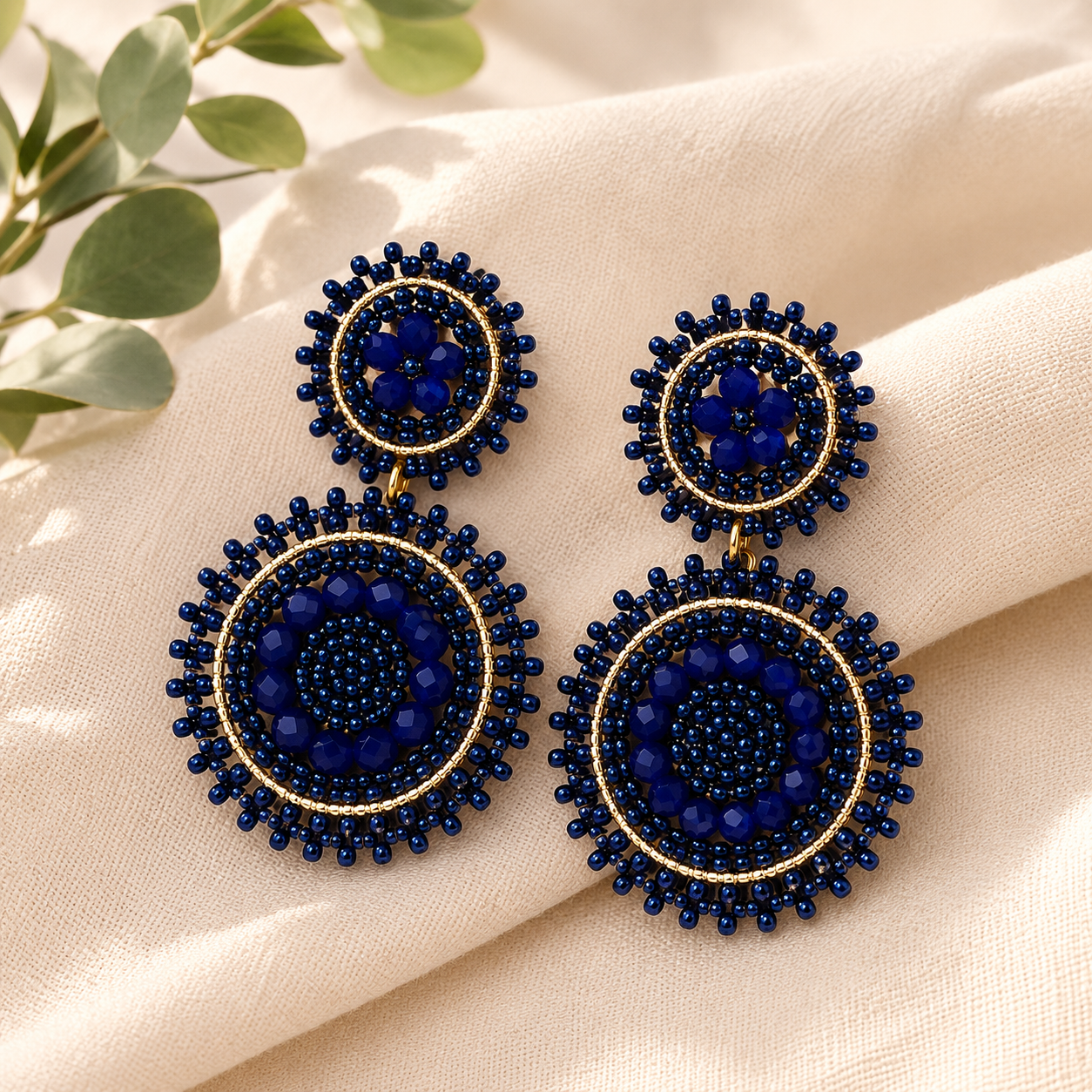Hand made Beads Sunshine Earrings