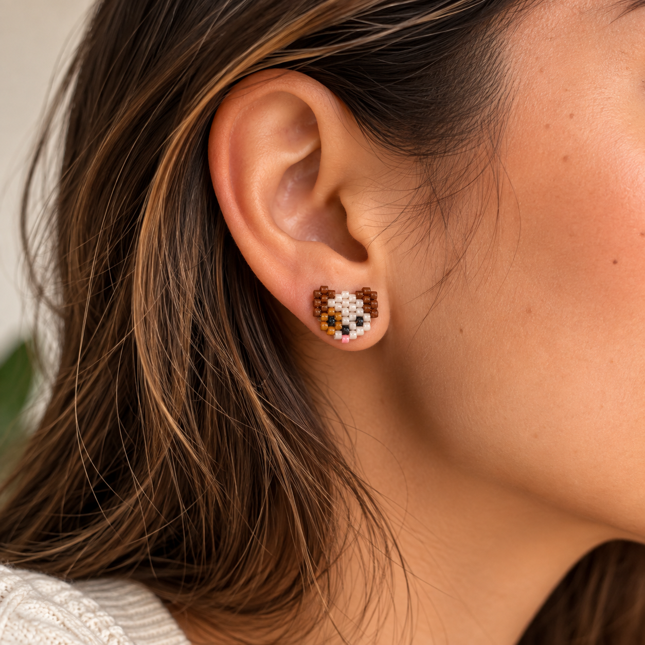 Little Animals – Handmade Miyuki Earrings