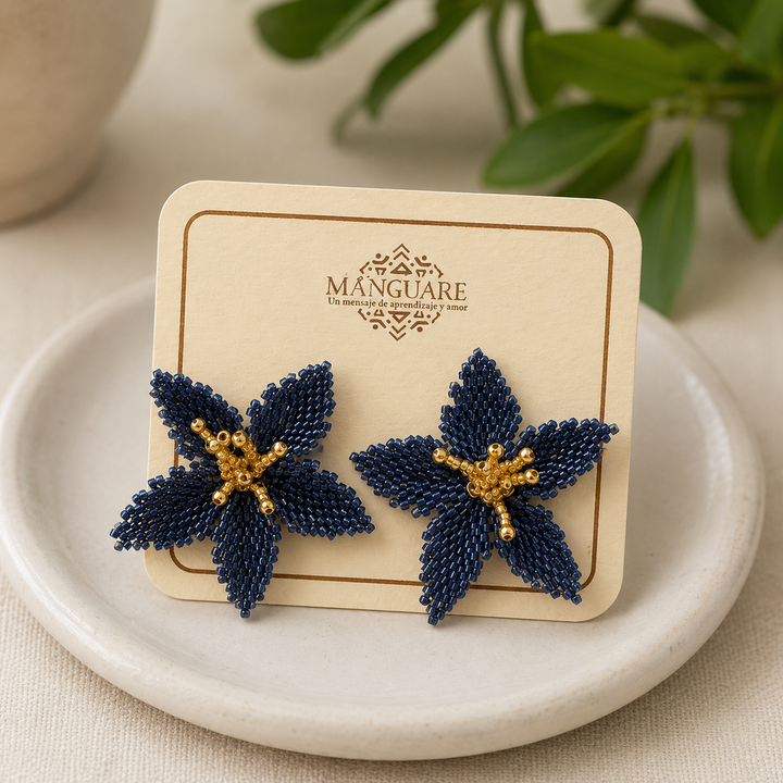 Orchid Bloom Earrings – Small