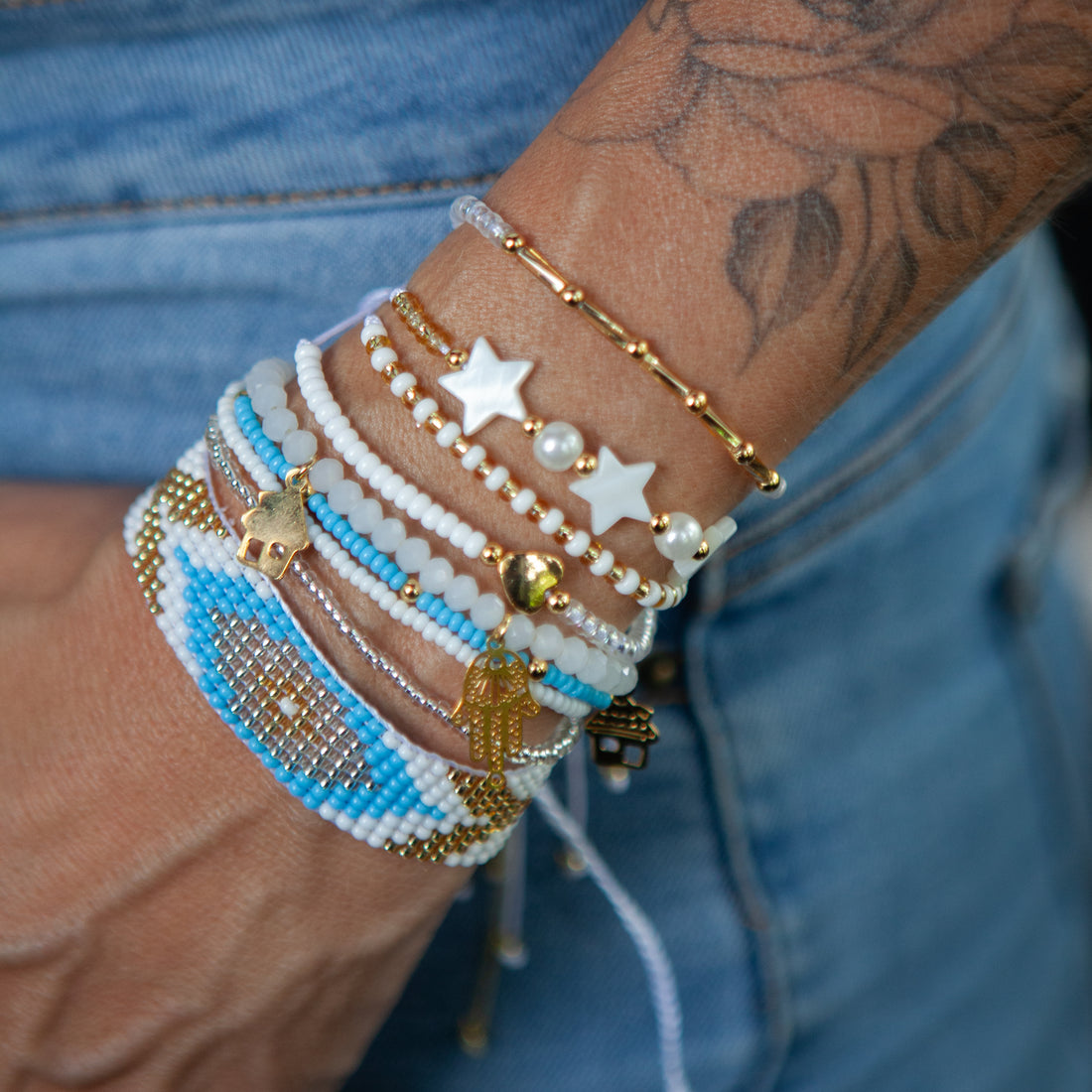 With a stunning array of colors and crafted with durable materials, these handmade bracelets are the perfect way to accessorize for any event. The adjustable design ensures a comfortable fit, and they are even waterproof for added convenience.