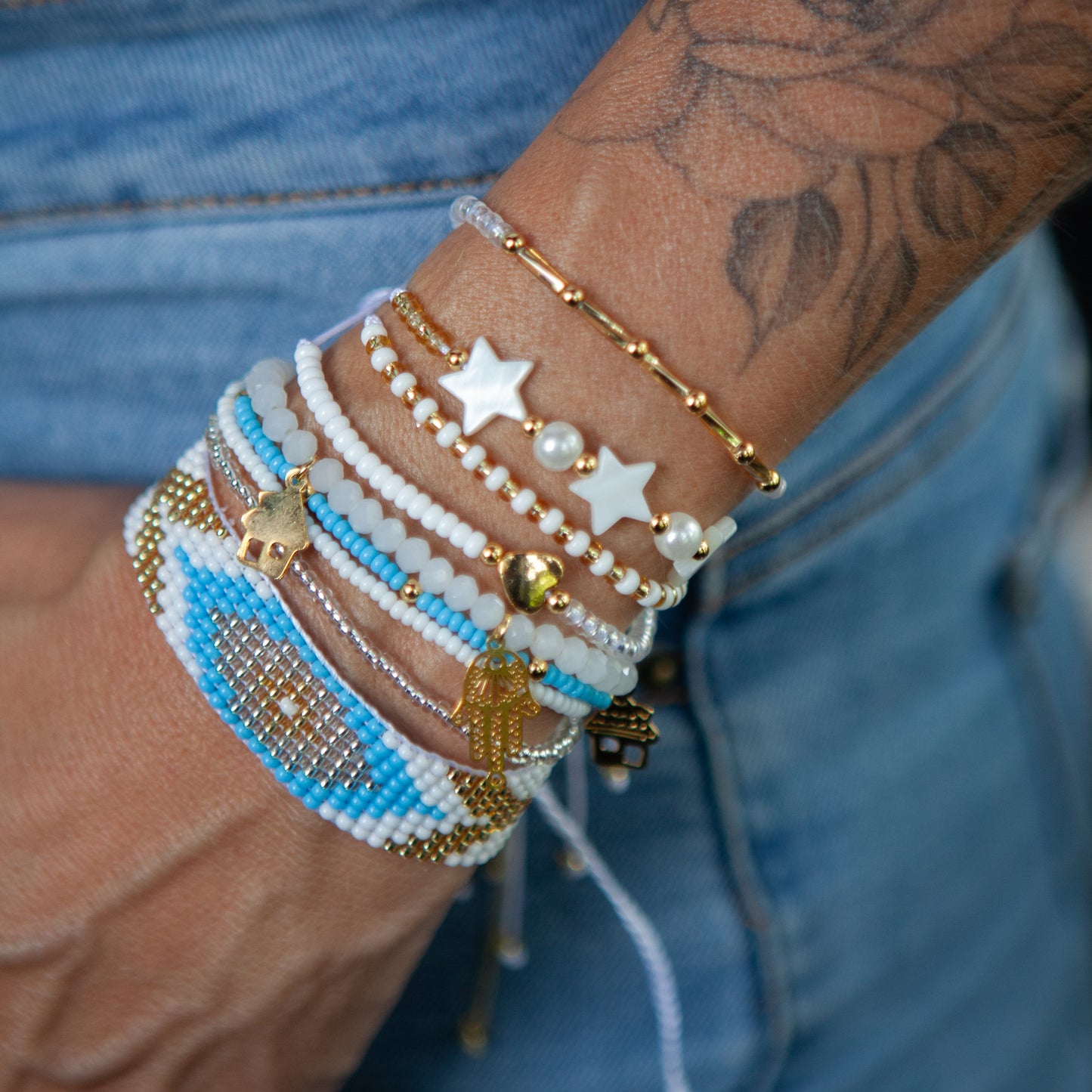 With a stunning array of colors and crafted with durable materials, these handmade bracelets are the perfect way to accessorize for any event. The adjustable design ensures a comfortable fit, and they are even waterproof for added convenience.
