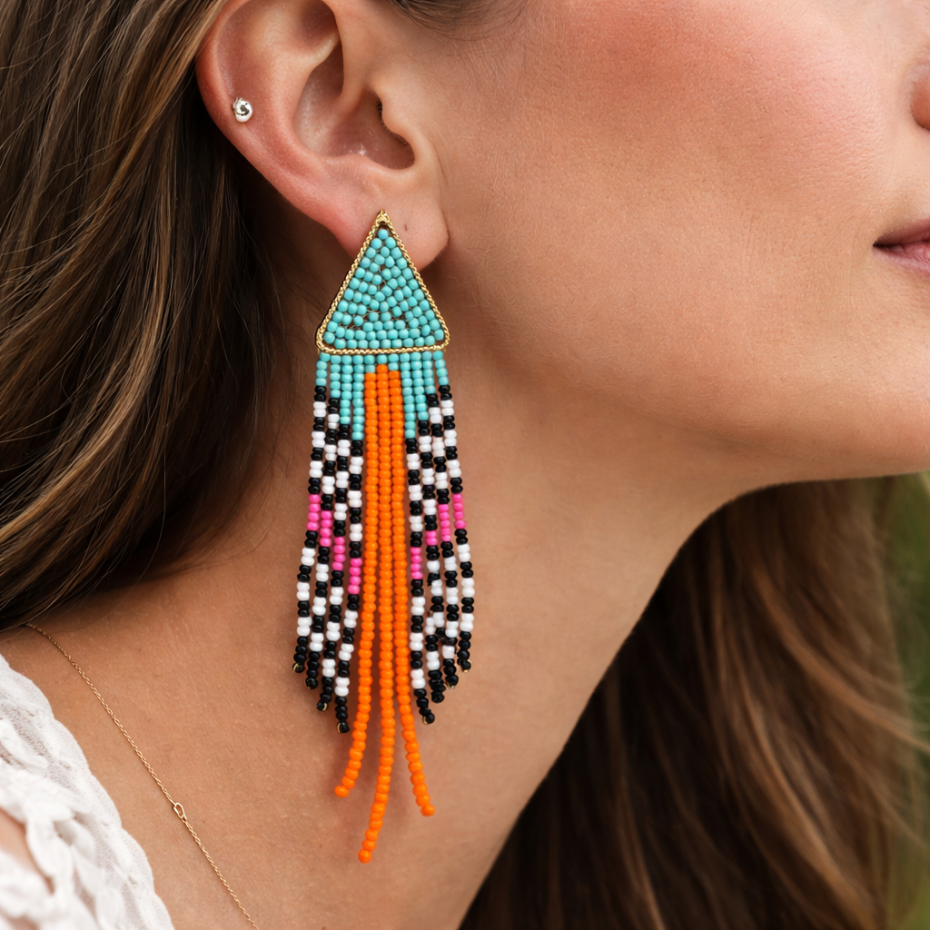 Zebra Earrings
