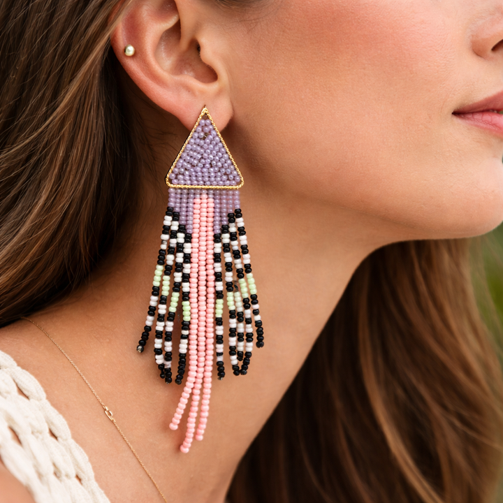 Zebra Earrings