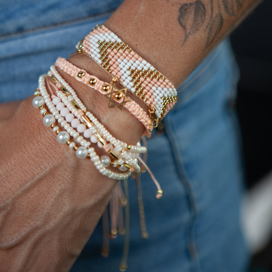 With a stunning array of colors and crafted with durable materials, these handmade bracelets are the perfect way to accessorize for any event. The adjustable design ensures a comfortable fit, and they are even waterproof for added convenience.