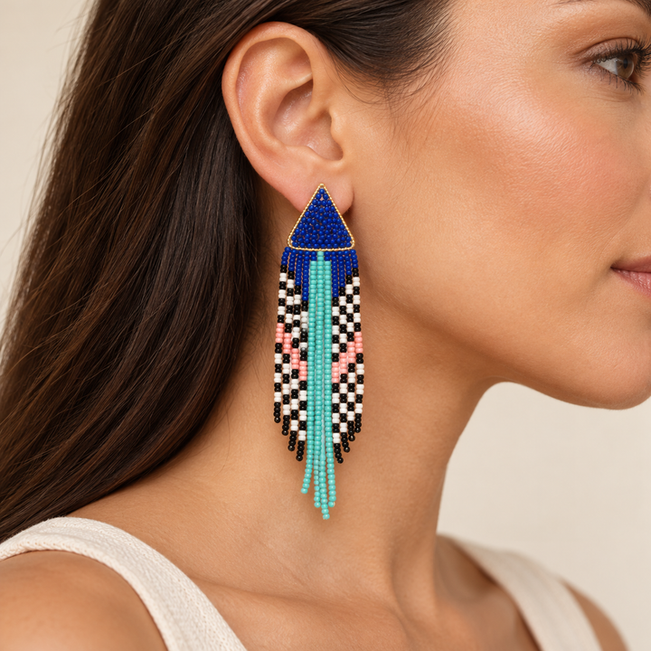 Zebra Earrings